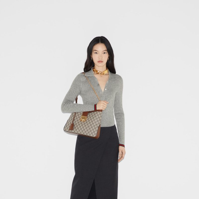 Padlock GG Medium Shoulder Bag - Image 3