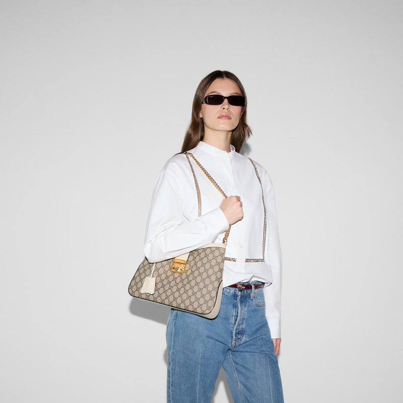 Padlock GG Medium Shoulder Bag - Image 3