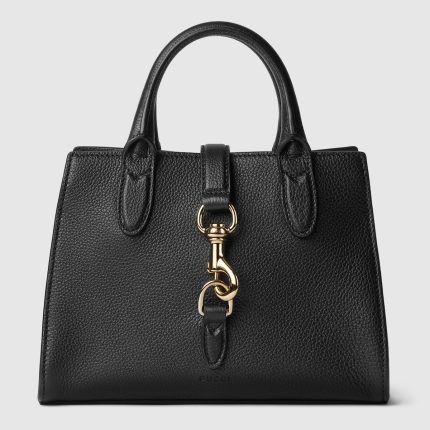 Small Tote Bag With Hook Closure