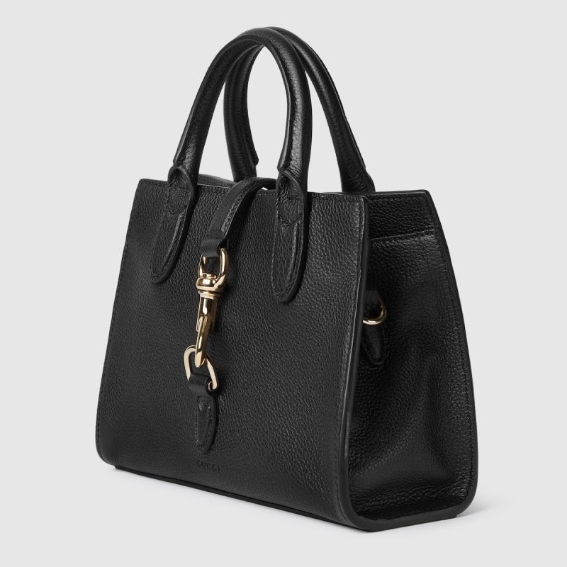 Small Tote Bag With Hook Closure - Image 2