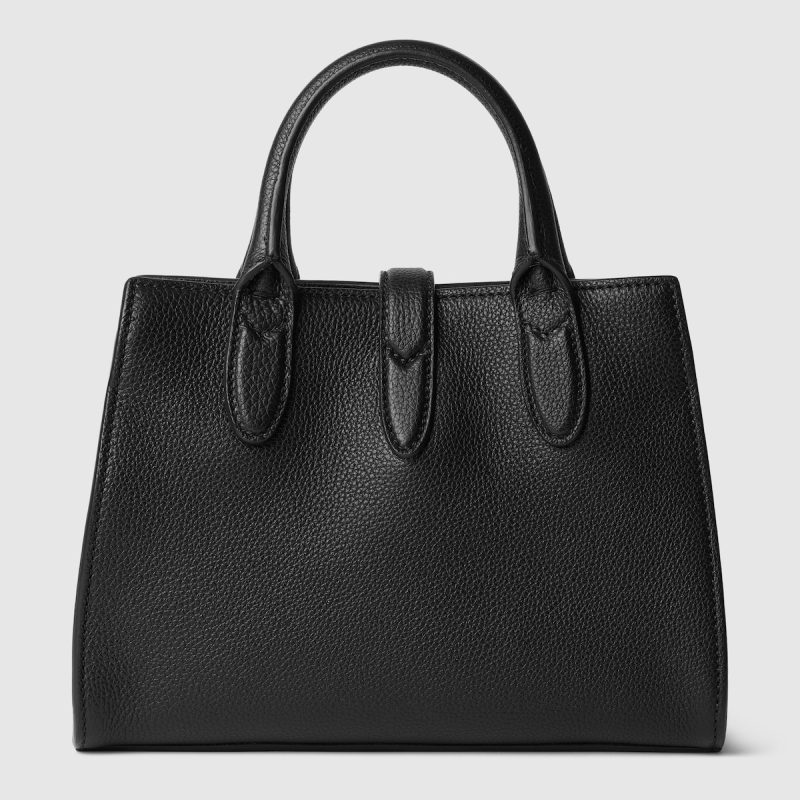 Small Tote Bag With Hook Closure - Image 4