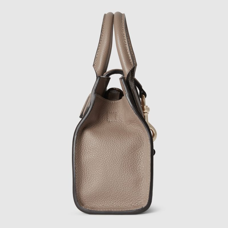 Small Tote Bag With Hook Closure - Image 5
