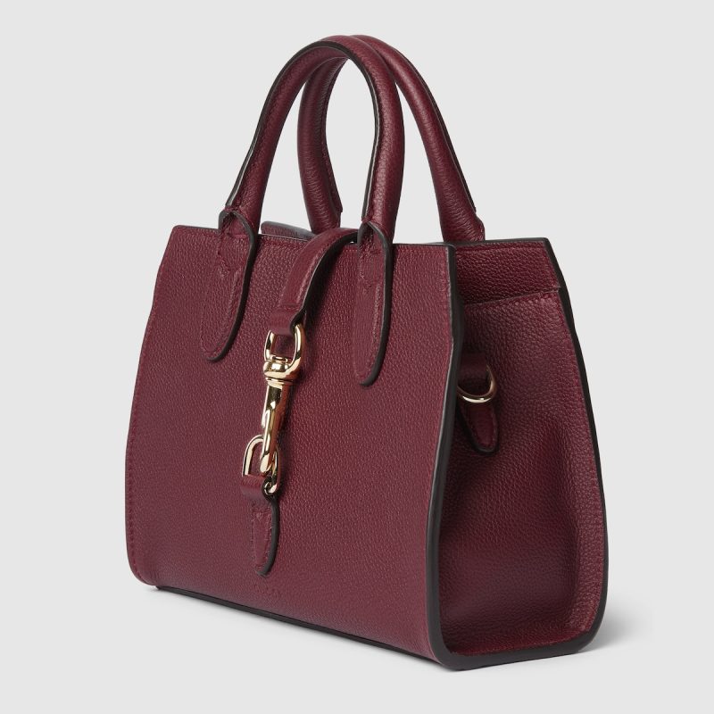 Small Tote Bag With Hook Closure - Image 2