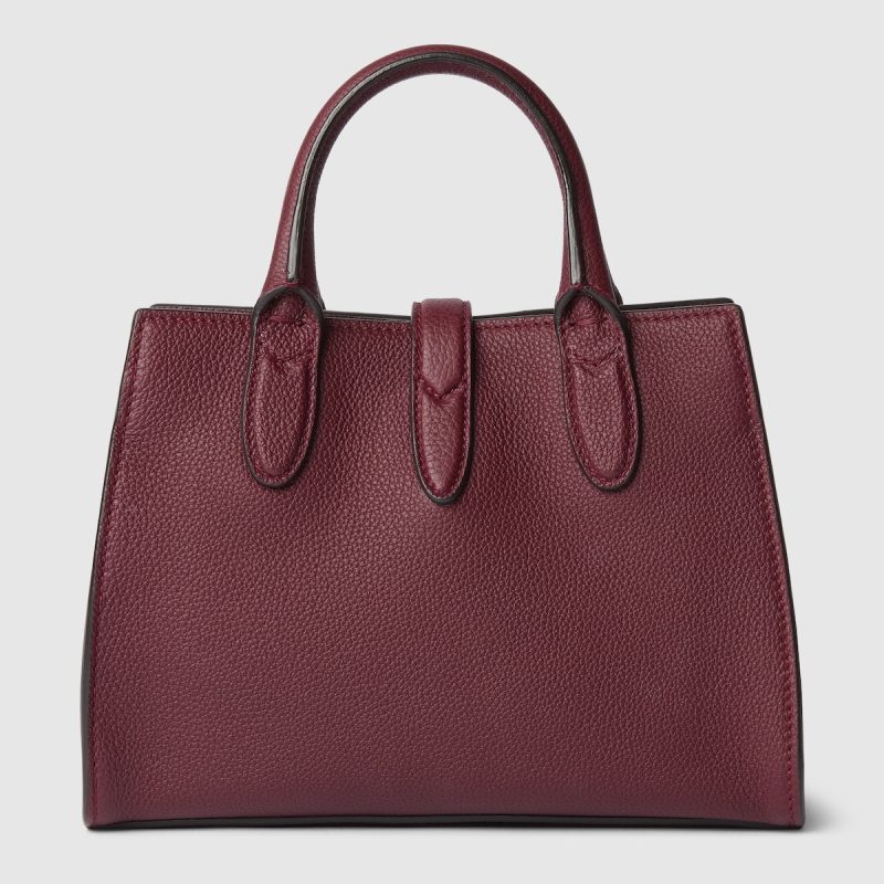 Small Tote Bag With Hook Closure - Image 4