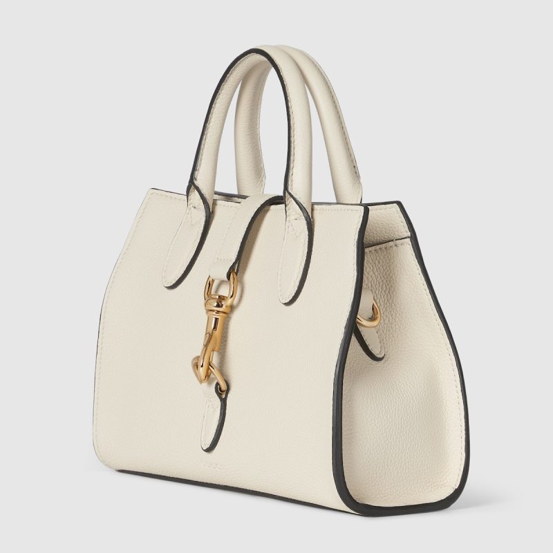 Small Tote Bag With Hook Closure - Image 2