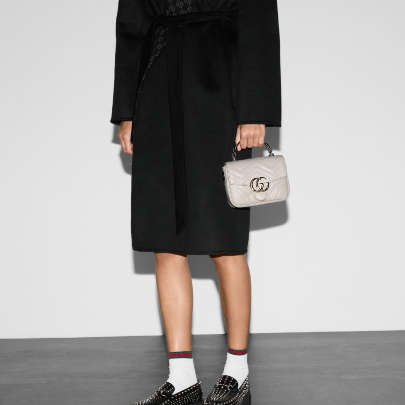 GG Marmont Mini Top Handle Bag - Image 3