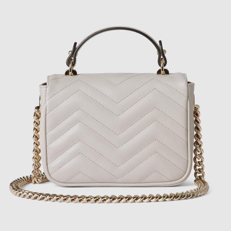 GG Marmont Mini Top Handle Bag - Image 4