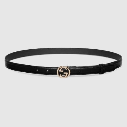 Belt with Interlocking G buckle