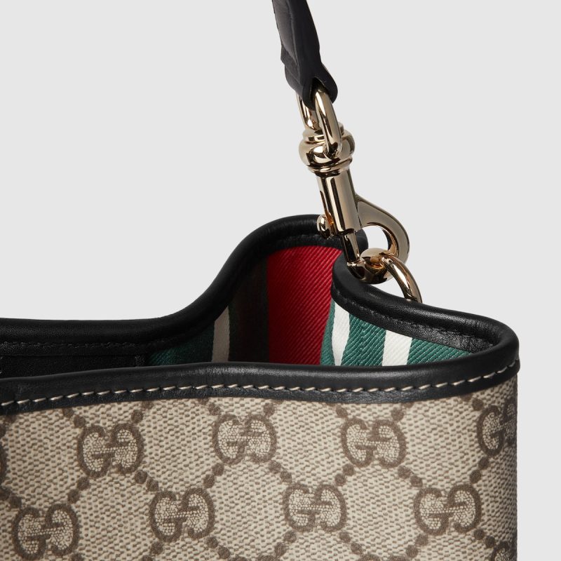 GG Emblem Mini Bucket Bag - Image 4