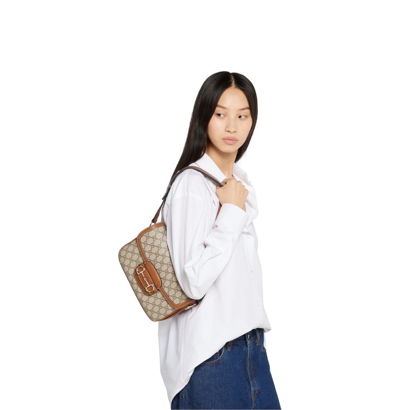 Gucci Horsebit 1955 Soft Medium Shoulder Bag - Image 3