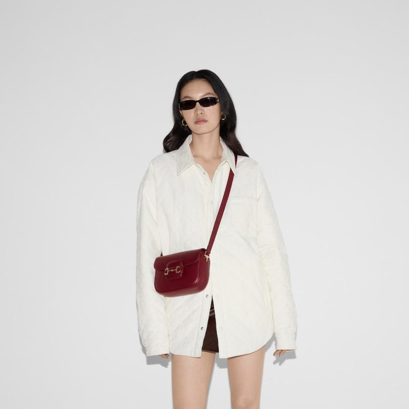 Gucci Horsebit 1955 Soft Small Shoulder Bag - Image 3