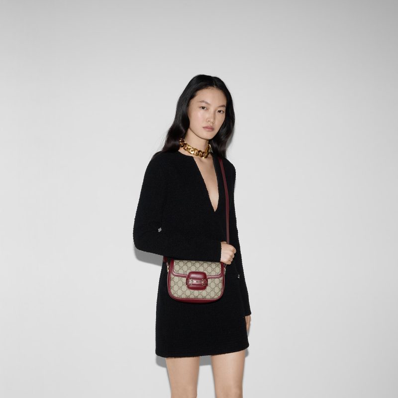 Gucci Horsebit 1955 Soft Small Shoulder Bag - Image 3