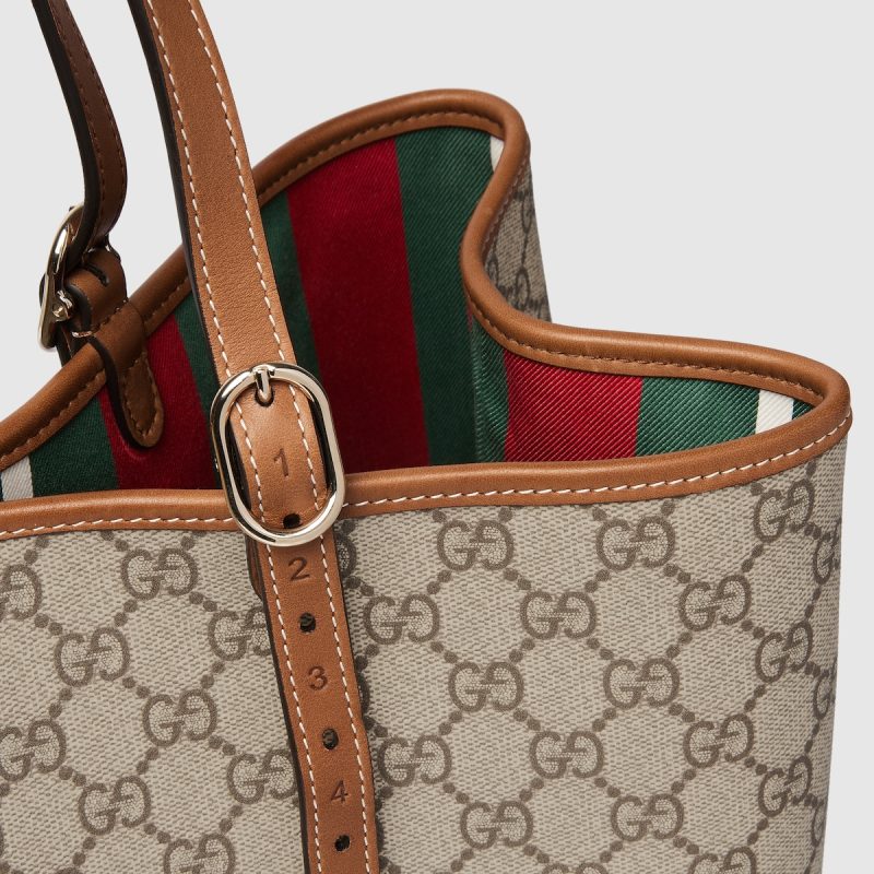 GG Emblem Large Tote Bag - Image 4