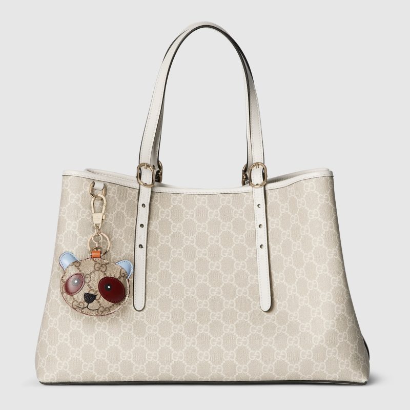 GG Emblem Medium Tote Bag - Image 4