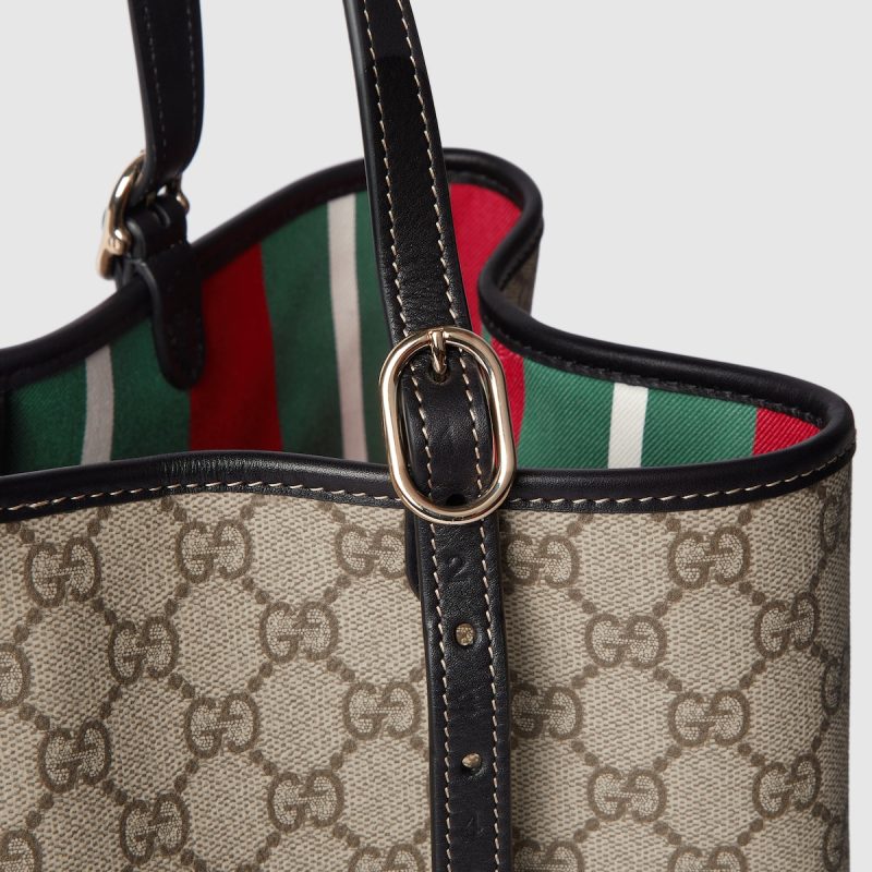 GG Emblem Medium Tote Bag - Image 4