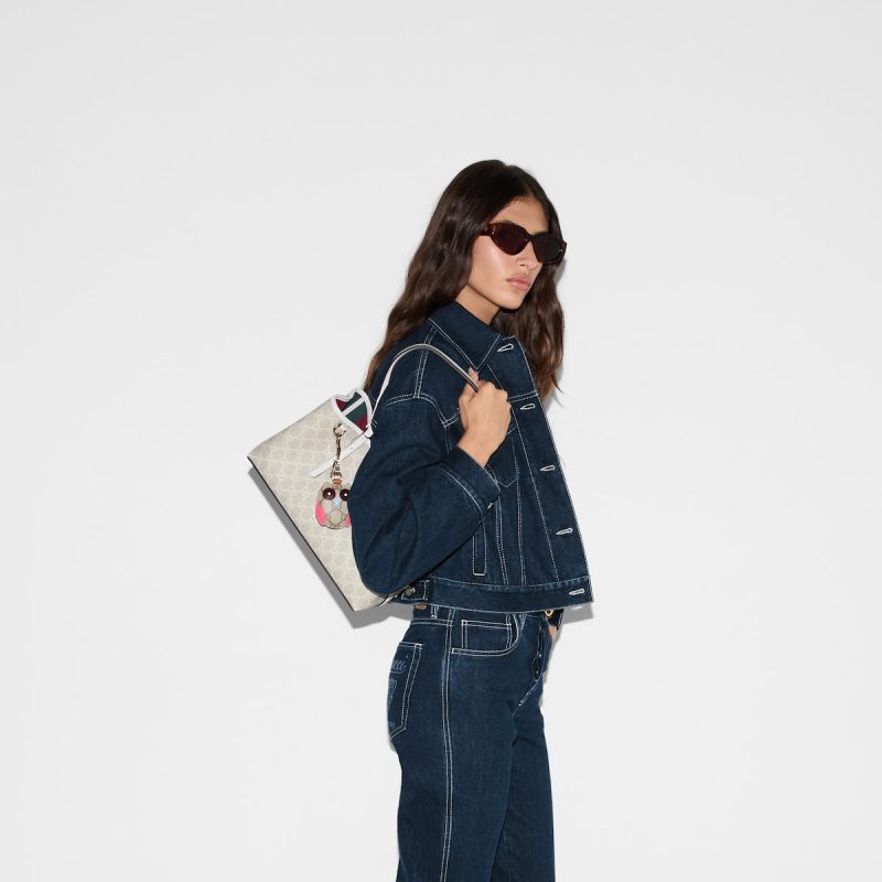 GG Emblem Small Tote Bag - Image 3
