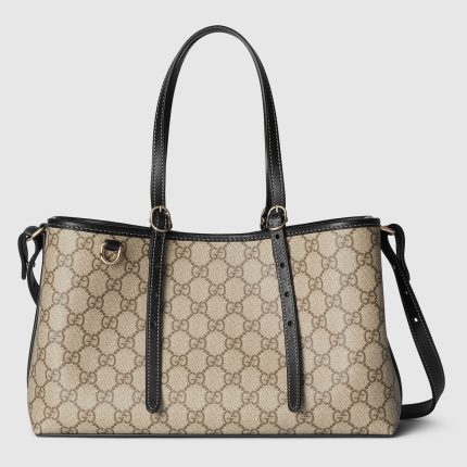GG Emblem Small Tote Bag
