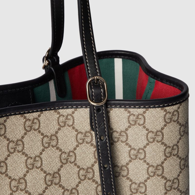 GG Emblem Small Tote Bag - Image 4
