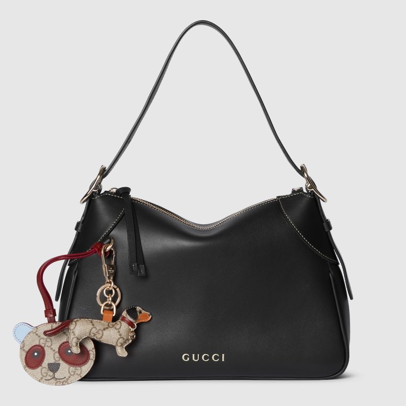 GG Emblem Medium Shoulder Bag - Image 4