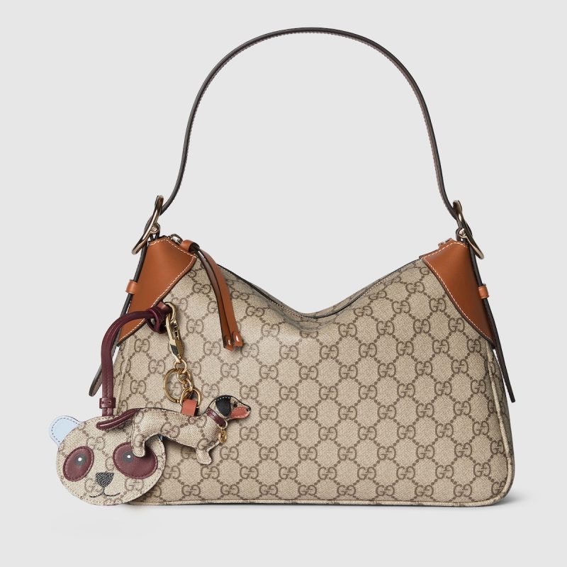 GG Emblem Medium Shoulder Bag - Image 4