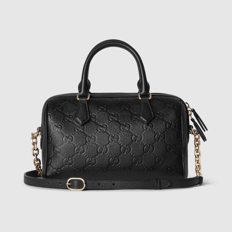 GG Emblem Small Top Handle Bag - Image 4