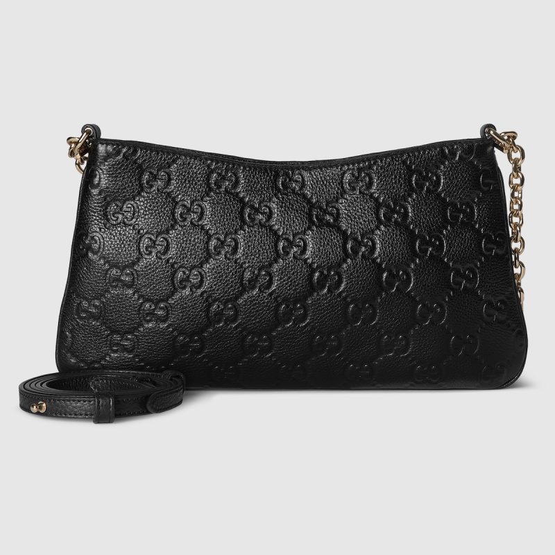 GG Emblem Medium Shoulder Bag - Image 4