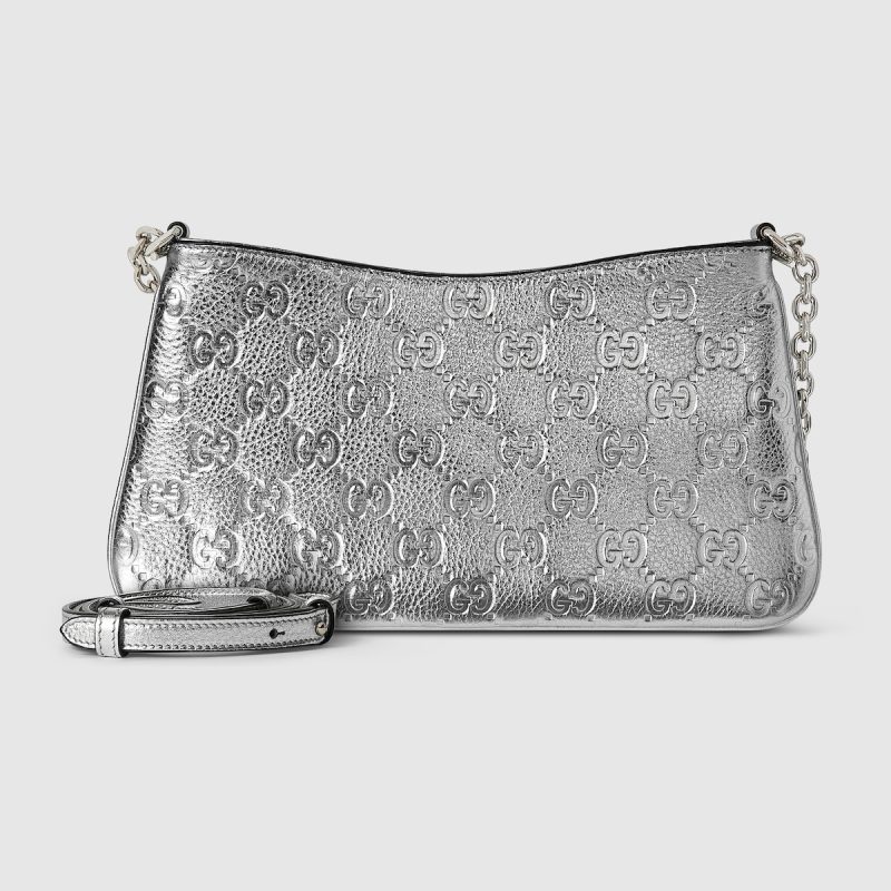 GG Emblem Medium Shoulder Bag - Image 4
