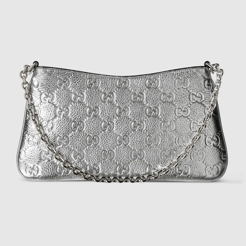 GG Emblem Medium Shoulder Bag - Image 5