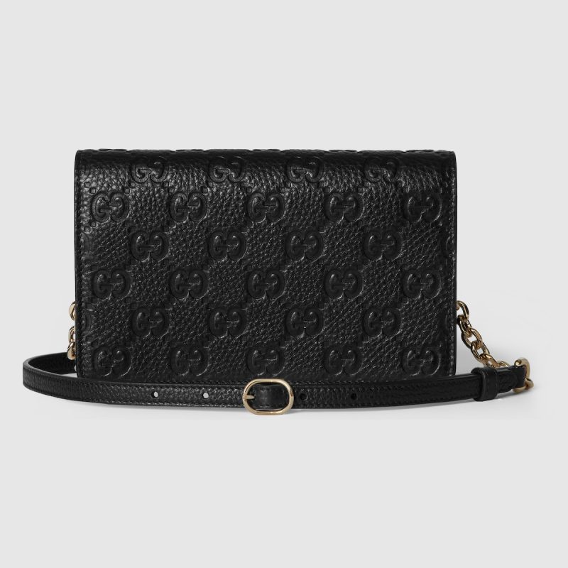 GG Emblem Super Mini Shoulder Bag - Image 5