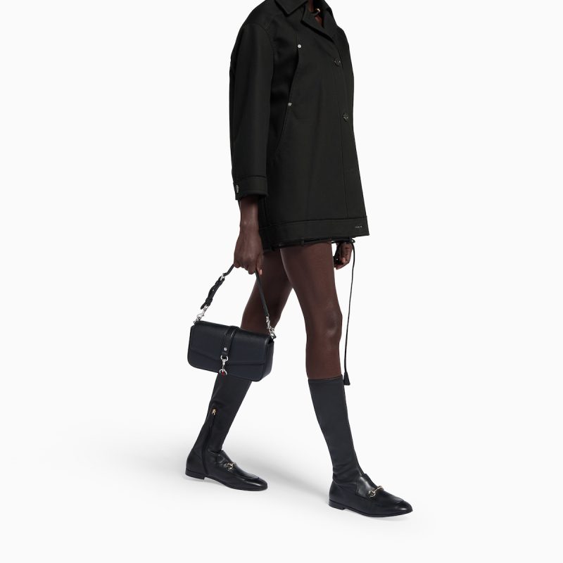 Small Crossbody Bag With Hook Closure - Image 9