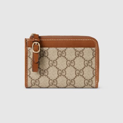 GG Emblem Zip Card Case