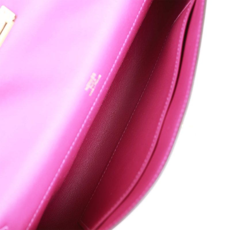 Hermes Kelly Cut Anemone Swift Gold Hardware - Image 8
