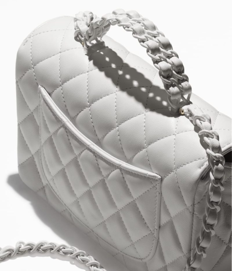 Mini Flap Bag with Top Handle - Image 3