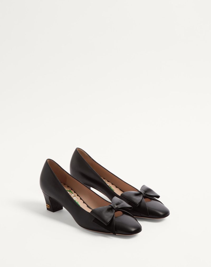 BOWOW PUMPS IN KIDSKIN 45MM
