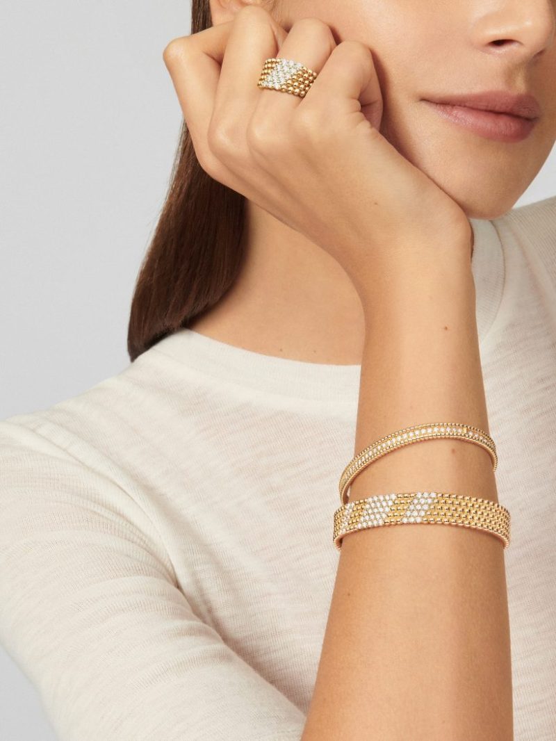 Perlee diamonds bracelet, 5 rows, medium model - Image 4