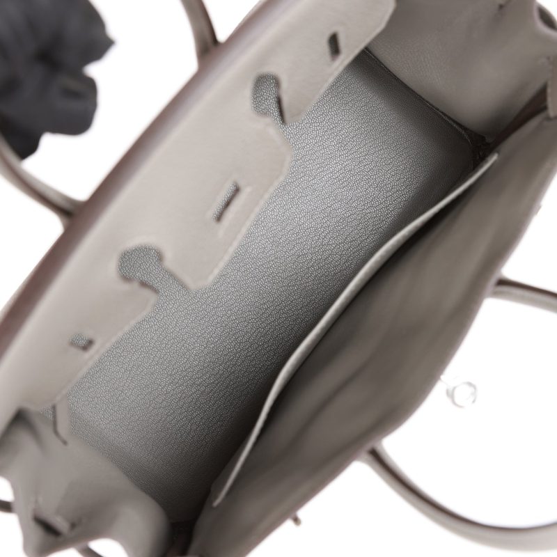 Hermes Birkin 25 Gris Meyer Togo Palladium Hardware - Image 8