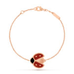 Lucky Spring bracelet, open wings ladybug