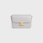 CLASSIQUE TRIOMPHE BAG IN SHINY CALFSKIN CLOUDY GREY