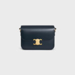 CLASSIQUE TRIOMPHE BAG IN SHINY CALFSKIN NAVY BLUE