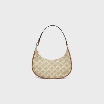 AVA BAG IN TRIOMPHE CANVAS AND CALFSKIN GREGE