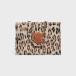 LARGE CABAS THAIS IN LEOPARD TEXTILE AND CALFSKIN LEOPARD