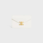 WALLET ON CHAIN MARGO IN SHINY CALFSKIN WHITE