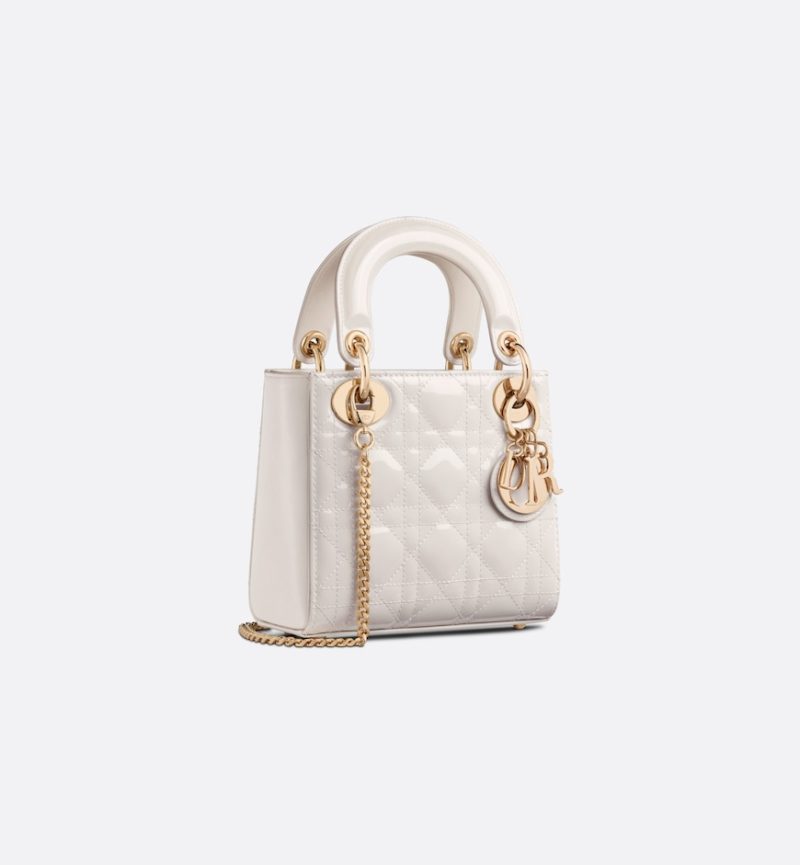 Dior Mini Dioriviera Lady Dior Bag – Patent Leather - Image 2