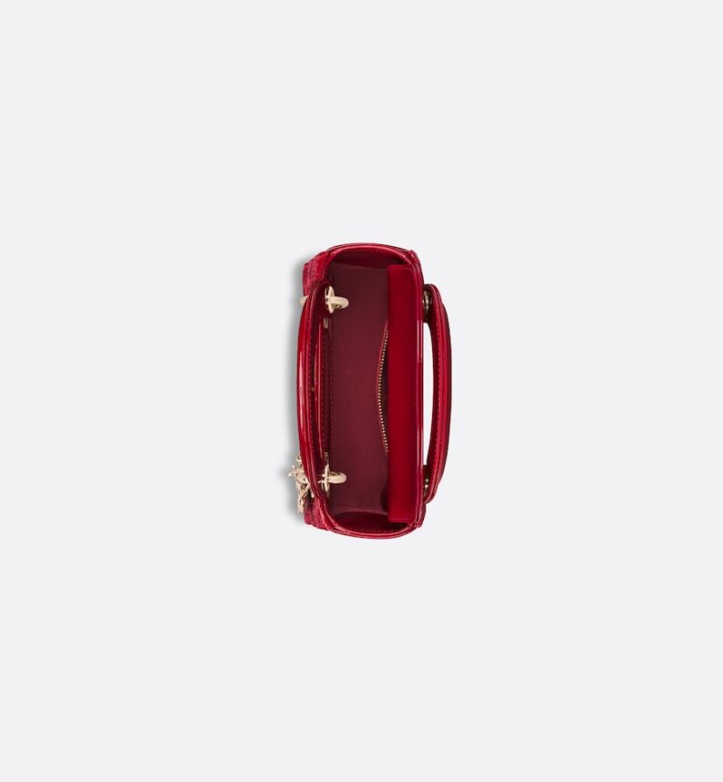 Dior Mini Dioriviera Lady Dior Bag – Patent Leather - Image 3