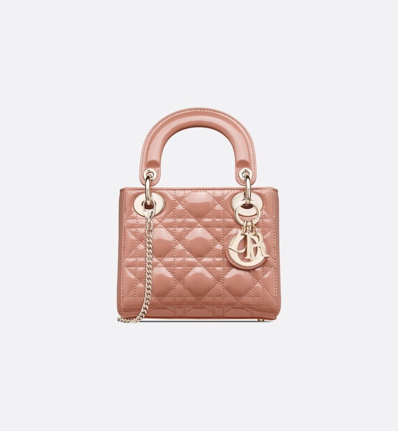 Dior Mini Dioriviera Lady Dior Bag – Patent Leather