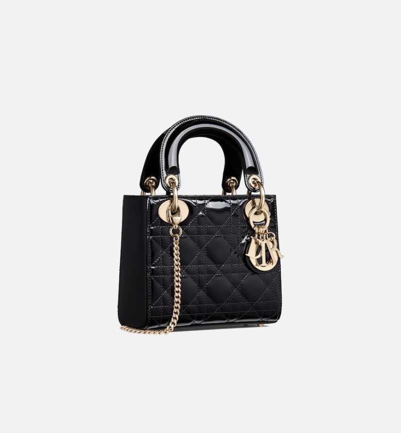 Dior Mini Dioriviera Lady Dior Bag – Patent Leather - Image 2