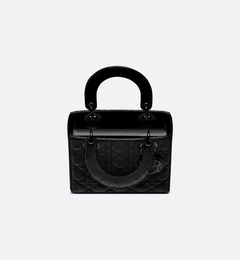 Dior Small Lady Dior Bag HandBags- patent leather - Image 3