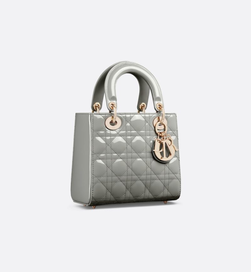 Dior Small Lady Dior Bag HandBags- patent leather - Image 2