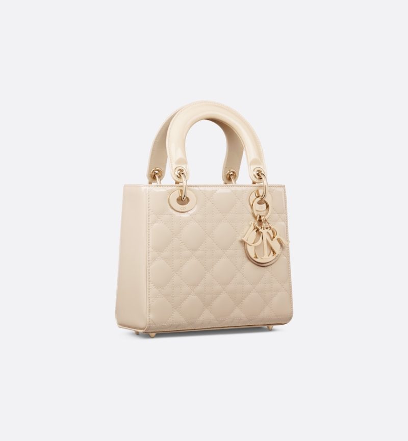 Dior Small Lady Dior Bag HandBags- patent leather - Image 2