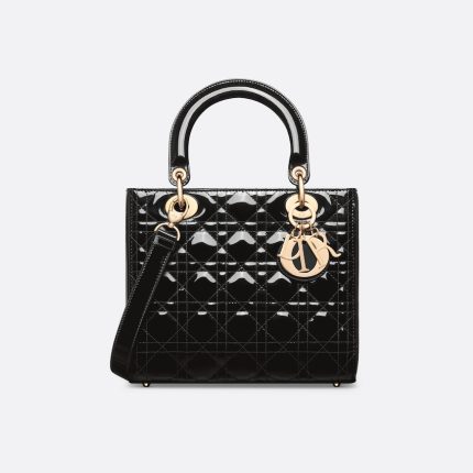 Dior Medium Lady Dior Bag HandBags- patent leather